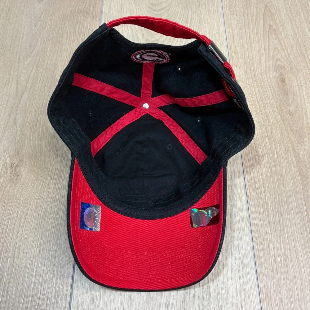 Nike Georgia Bulldogs Hat Mens Black Red Heritage86 Adjustable Baseball Cap UGA